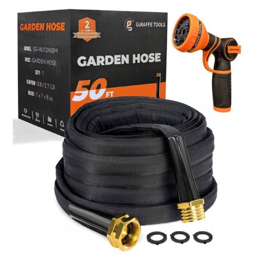 רק 19.9$/61 ש״ח (משלוח חינם בהגעה לסכום כולל של 49$ ומעלה) לצינור גינה Giraffe Tools באורך כ-15.2 מטר קל במיוחד, גמיש ללא קיפולים וכולל מתז 9 מצבים להשקיה נוחה!!