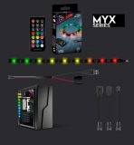 דיל מקומי: רק 29 ש"ח לרצועת לד צבעונית למארזי מחשב 30 ס"מ SpeedLink MYX + שלט אוניברסלי לשליטה בצבעי ה-RGB!!