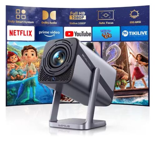 רק 124.3$/397 ש״ח למקרן חכם IWIMIUS עם רישיון רשמי לנטפליקס – פוקוס אוטומטי, תיקון זווית AI, סאונד דולבי, ובהירות גבוהה לצפייה בכל חדר!!
