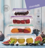 דיל מקומי: לאחסן ובגדול! סט 4 קופסאות אחסון Food Appeal גדולות מזכוכית Glass Cloc בעלי מכסה מהודר לסגירה נוחה ואיטום מקסימלי ב-₪59 בלבד!