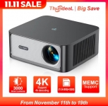 רק 192$/616 ש״ח למקרן הביתי החכם ThundeaL TD98Pro עם רזולוציית Full HD ותמיכה ב־4K, בהירות 3000ANSI ומערכת Android 11!!