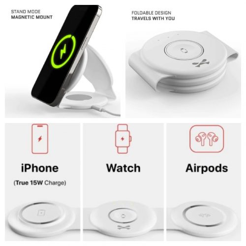 דיל מקומי: מעמד טעינה אלחוטי 3 ב-1 Ghostek עם תמיכה ב-MagSafe עכשיו ב-₪179 במקום ₪239!!