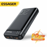 רק 21$\80 ש"ח לפאוורבנק המהיר המומלץ Essager 20000mAh PD QC!!