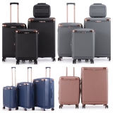 דיל מקומי: סט 3 מזוודות (20+24+28 אינץ') + תיק איפור/רחצה מתנה דגם Vegasב-499₪ עד הבית!!