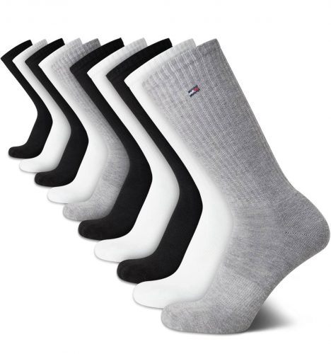 רק 15.7$/51 ש״ח (משלוח חינם בהגעה לסכום כולל של 49$ ומעלה) לסט של 10 זוגות גרבי ספורט Crew לגברים מבית Tommy Hilfiger עם ריפוד נעים, בד נושם ותמיכה לקשת כף הרגל!!