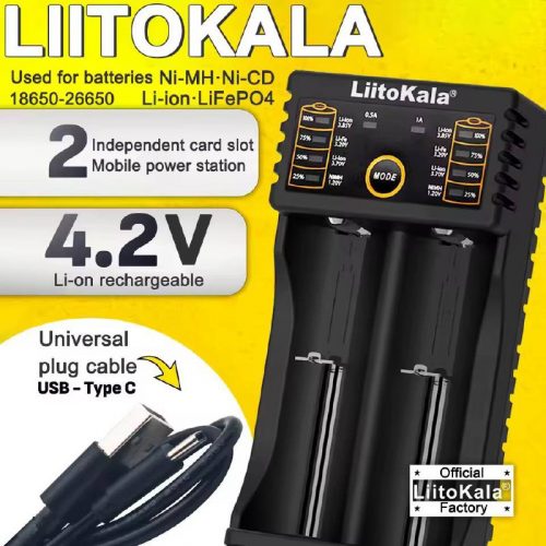 רק 6.9$/22 ש״ח למטען הסוללות החכם Liitokala Lii-202 / Lii-402 – פתרון קומפקטי, חכם ומשתלם לטעינת כל סוגי הסוללות!!