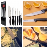 דיל מקומי: רק 99 ש"ח לסט שישה סכינים מבית ARCOS הכוללת סכין שף, סכין מטבח, סכיני ירקות וסכין טורנה!!