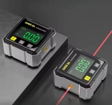 רק 12.2$/40 ש״ח למד זווית דיגיטלי מקצועי מבית Protractor – למדידה מדויקת ב־360° עם תצוגה אלקטרונית ולייזר כפול!!