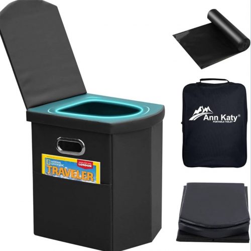 רק 35.8$/118 ש"ח (משלוח חינם בהגעה לסכום כולל של 49$ ומעלה) לשירותים הניידים המתקפלים והנוחים במיוחד Upgrade XL מבית Ann Katy!!