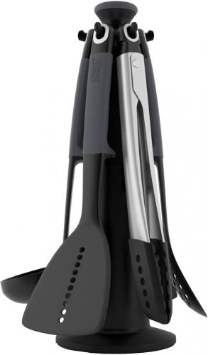 רק 54.9$\183 ש"ח מחיר סופי כולל הכל עד דלת הבית לסט 6 כלי מטבח במעמד מסתובב מבית Joseph Joseph!!  