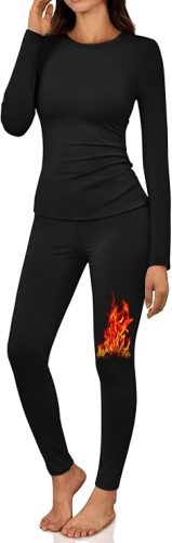 רק 14.9$/48 ש״ח (משלוח חינם בהגעה לסכום כולל של 49$ ומעלה) לסט התרמי לנשים מבית LILLUSORY – מחמם, גמיש ונעים לחורף!!