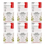 רק 24.9$/87 ש״ח (משלוח חינם בהגעה לסכום כולל של 49$ ומעלה) לחוט הדנטלי הטבעי RADIUS Clove Cardamom בעיצוב ספוגי רך ונעים לניקוי יסודי ועדין!!