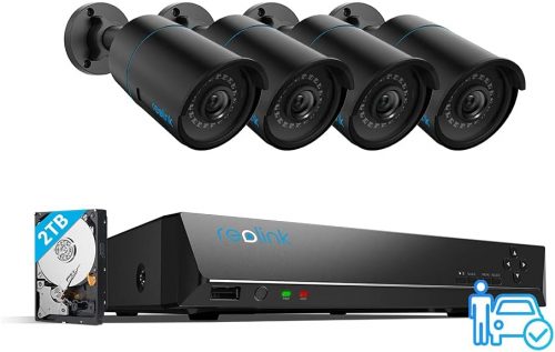 רק 414$\1500 ש"ח מחיר סופי כולל הכל עד דלת הבית למערכת מצלמות אבטחה חכמה המומלצת הרשמית של אמזון מבית REOLINK!! בארץ המחיר 2400 ש״ח!!