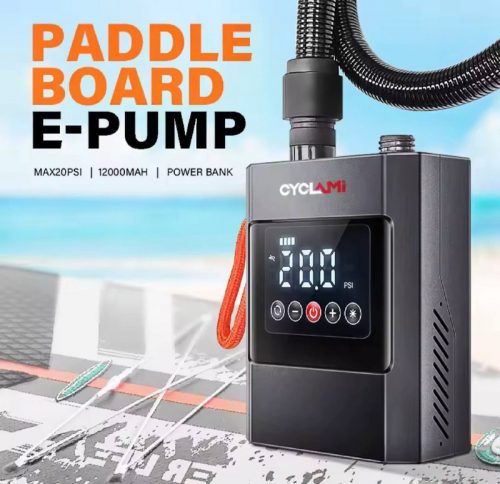 רק 52.3$/169 ש״ח למשאבת SUP חשמלית נטענת – ניפוח מהיר ונוח לקייאקים, סאפים ומזרנים מתנפחים עד 20PSI!!