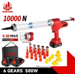 רק 74.7$/231 ש״ח לאקדח סיליקון חשמלי אלחוטי ONEVAN לעבודות איטום והדבקה עם זרימה אחידה, שליטה ב-6 מהירויות ותמיכה בסוללות Makita 18V לעבודה נקייה בלי מאמץ!!