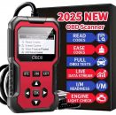 רק 8$/25 ש״ח לסורק OBD2 מקצועי לקריאת ומחיקת קודי תקלות, עם בדיקות מלאות, נתוני חיישנים חיים ותאימות לכלי רכב משנת 1996 ואילך!!