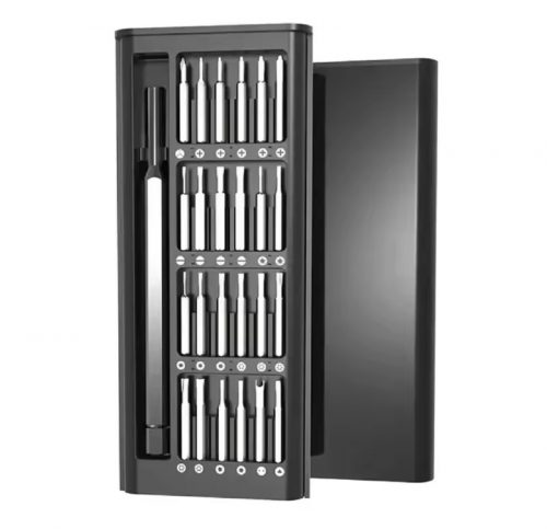 רק 2.5$/8 ש״ח למברג מיני 25 ב־1 עם ראש מגנטי ו־24 ביטים שונים לתיקונים עדינים של מחשבים, טלפונים, מצלמות ומשקפיים!!