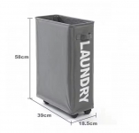 רק 14.1$/46 ש״ח לסל הכביסה המתקפל והנייד מבית Household עם גלגלי נשיאה ובד אוקספורד עמיד ואיכותי!!