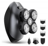 רק 23.3$/76 ש"ח מחיר סופי כולל הכל עד דלת הבית למכונת הגילוח החשמלית מבית WEQOEE מדגם FK-8606 – 5 ב־1 לגילוח ראש, פנים וגוף!!