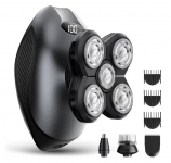 רק 23.3$/76 ש"ח מחיר סופי כולל הכל עד דלת הבית למכונת הגילוח החשמלית מבית WEQOEE מדגם FK-8606 – 5 ב־1 לגילוח ראש, פנים וגוף!!