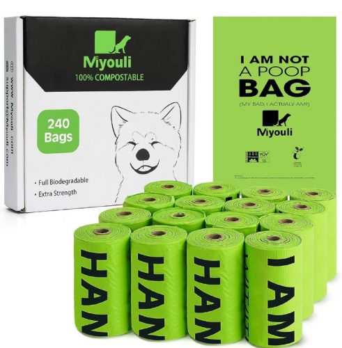 רק 8.9$/29 ש״ח (משלוח חינם בהגעה לסכום כולל של 49$ ומעלה) לשקיות צרכים מתכלות לכלבים מבית Miyouli – עמידות, אטומות וללא ריח!!