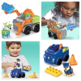 דיל מקומי: דאבל ערכות Mega Bloks מפרץ ההרפתקאות! משאית המחזור של רוקי & מכונית הסיור של צ'ייס ב-₪35 במקום ₪55 כל אחת או קנו את שתיהן ושלמו רק 29₪ לאחת!