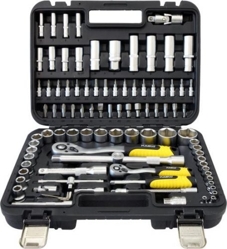 דיל מקומי: מבצע חד וחזק! סט בוקסות 94 חלקים משולב הינע “1\4 + “1\2 מ“מ Kasco CR-V K-94KC ב-₪299 במקום ₪349!!