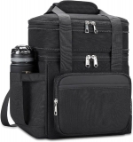 רק 19.9$/63 ש״ח (משלוח חינם בהגעה לסכום כולל של 49$ ומעלה) לתיק אוכל מבודד 15 ליטר holuxer בעיצוב אלגנטי, עם בידוד כפול ואפשרות הרחבה עד 20 קופסאות קולה!!