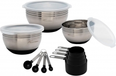 רק 16.6$/55 ש״ח (משלוח חינם בהגעה לסכום כולל של 49$ ומעלה) לסט קערות הערבוב מנירוסטה של Tinlon Enamel!!