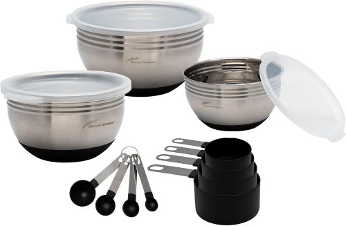 רק 16.6$/55 ש״ח (משלוח חינם בהגעה לסכום כולל של 49$ ומעלה) לסט קערות הערבוב מנירוסטה של Tinlon Enamel!!