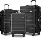 רק 128.7$/423 ש״ח מחיר סופי כולל הכל עד דלת הבית לסט 3 מזוודות קשיחות מבית KEYTANG עם גלגלי ספינר כפולים, הרחבה של 20% ונעילת TSA!!