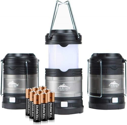 רק 29.9$\108 ש"ח (משלוח חינם בהגעה לסכום כולל של 49$ ומעלה) לשלישיית פנסי לד מתקפלים ועמידים למים מבית Cascade Mountain Tech!!