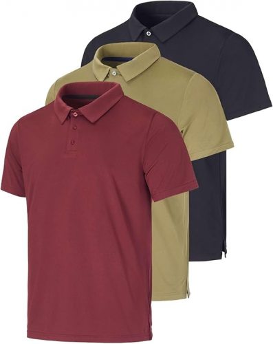 רק 90 ש"ח (משלוח חינם בהגעה לסכום כולל של 49$ ומעלה) לשלישיית חולצות פולו Dry-Fit מבית Real Essentials!!