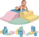 רק 61.9$/201 ש״ח מחיר סופי כולל הכל עד דלת הבית לסט טיפוס רך לפעוטות מבית MIND&ACTION – חמישה חלקים צבעוניים, מוקצפים, מודולריים וניתנים לשטיפה – להמון כיף בטוח בבית!!