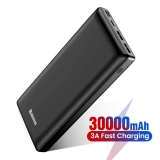 רק 32.8$ לסוללה הניידת הענקית מבית באסאוס Baseus 30000mAh!!