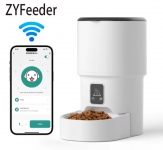 רק 24.6$/80 ש״ח למתקן האכלה חכם לחתולים וכלבים עם שליטה מלאה דרך WiFi, קיבולת 4 ליטר, תזמון מרחוק וקערת נירוסטה נשלפת!!