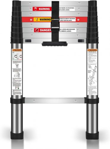 רק 263 ש"ח מחיר סופי כולל הכל עד דלת הבית לסולם טלסקופי 260 ס”מ מבית Yvan!! 