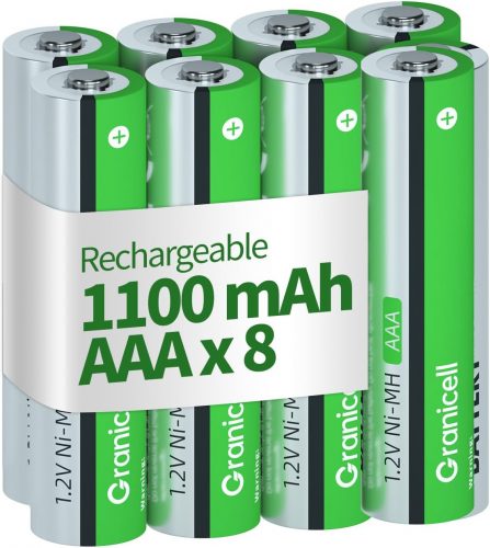 רק 7.5$\28 ש"ח (משלוח חינם בהגעה לסכום כולל של 49$ ומעלה) ל 8 סוללות AAA נטענות 1100mAh באיכות גבוהה!!