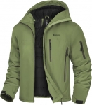 רק 24.9$/82 ש״ח מחיר סופי כולל הכל עד דלת הבית למעיל חורף לגברים GEMYSE עם בידוד תרמי, 7 כיסים, כובע תואם קסדה, עמיד למים ולרוח – כולל כפל קופונים ומשלוח חינם!!