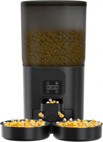 רק 99 ש"ח (משלוח חינם בהגעה לסכום כולל של 49$ ומעלה) למתקן האכלה כפול לחיות המחמד בנפח 7 ליטר עם מסך LCD!!