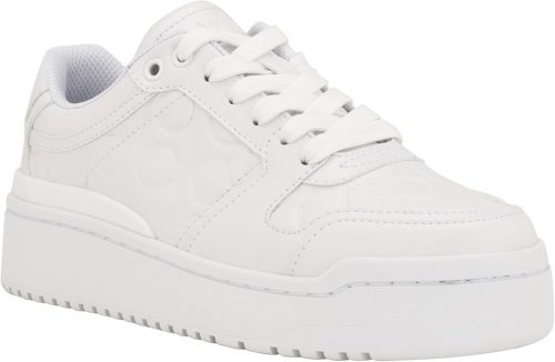 רק 42.9$/137 ש״ח (משלוח חינם בהגעה לסכום כולל של 49$ ומעלה) לנעלי סניקרס קלות ואופנתיות Calvin Klein Alondra עם סוליית פלטפורמה ועיצוב לבן קלאסי!!