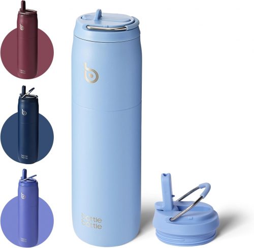 רק 46 ש"ח (משלוח חינם בהגעה לסכום כולל של 49$ ומעלה) לבקבוק מים מבודד מבית BOTTLE BOTTLE בנפח 946 מ"ל שומר על קור עד 24 שעות ועל חום עד 12 שעות!!