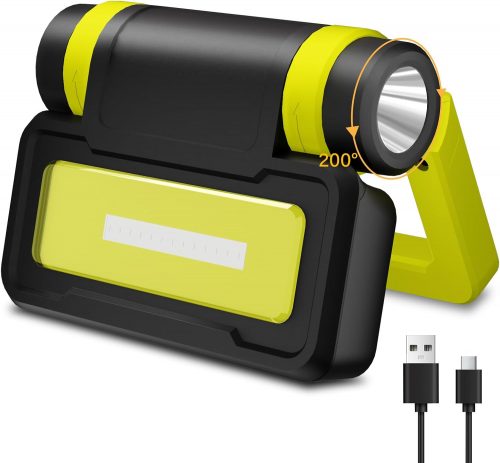 רק 8.5$/27 ש״ח (משלוח חינם בהגעה לסכום כולל של 49$ ומעלה) לפנס העבודה הנייד עם COB ומגנט מתקפל 200° (1000 לומן) מבית Tremdwoto!!