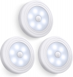 רק 7$\24 ש"ח (משלוח חינם בהגעה לסכום כולל של 49$ ומעלה) לשלוש מנורות LED המופעלות ע"י חיישן תנועה המומלצות הרשמיות של אמזון!!
