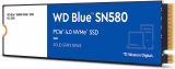 רק 39.99$\158 ש"ח (משלוח חינם בהגעה לסכום כולל של 49$ ומעלה) לכונן Western Digital 1TB WD Blue SN580 Gen4 NVMe SSD!! בארץ המחיר שלו 259 ש״ח!!