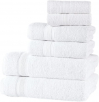 רק 26.1$\99 ש"ח משלוח חינם בהגעה לסכום כולל של 49$ ומעלה) לסט 6 מגבות פרימיום מכותנה של All Design Towels!!