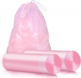 רק 14.8$/48 ש״ח (משלוח חינם בהגעה לסכום כולל של 49$ ומעלה) ל־30 שקיות זבל ורודות 113 ליטר HDY – עבות במיוחד, עמידות לקריעה ודליפות עם שרוך סגירה נוח!!