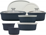 רק 64$/245 ש״ח לסט אפיה והגשה 12 חלקים CorningWare צבע כחול!!