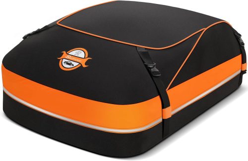 רק 206 ש"ח מחיר סופי כולל הכל עד דלת הבית לתיק אחסון לגג הרכב בנפח 425 ליטר, חסין למים, כולל רצועות קשירה חזקות במיוחד!! בארץ המחיר 500 ש״ח!!