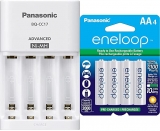 רק 29.84$\97 ש"ח (משלוח חינם בהגעה לסכום כולל של 49$ ומעלה) למטען הסוללות + 4 סוללות AA נטענות הטובות בעולם Panasonic Eneloop!!